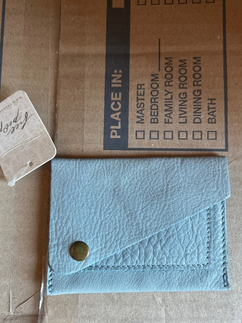 Free People Sol Fold Wallet Moonlight Blue Women